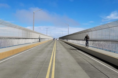 Comienza la primera etapa de los trabajos de readecuación en el puente Mosconi de Río Grande
