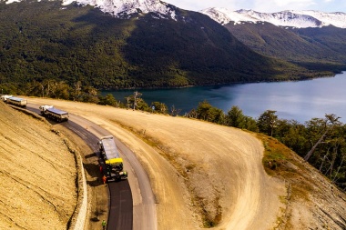 Destacan avances en la repavimentación de la Ruta 3 entre La Herradura y Ushuaia