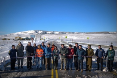 En Chile se inauguró la pavimentación de la ruta CH 257 entre Onaisín y San Sebastián