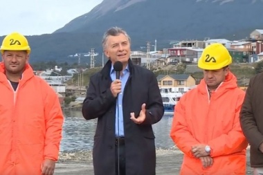 Macri en Ushuaia: “Por acá vamos al progreso”