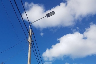 Se inició la modernización del alumbrado público con la colocación de luminaria Led