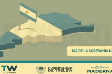 En Trelew festejaron el Día de la Soberanía Nacional sin las Islas Malvinas