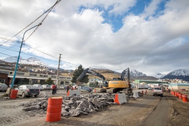 Se habilitó la segunda colectora en el tramo de perito moreno que se está reconstruyendo y ampliando