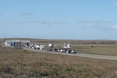 El complejo fronterizo argentino en Monte Aymond está cerrado por falta de gas