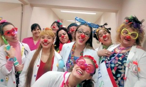 Los “Payasos de Hospital” festejaron su día en los centros de salud