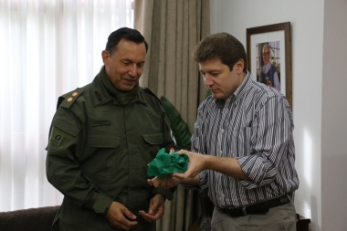 Melella recibió al Jefe Regional de la Gendarmería Nacional