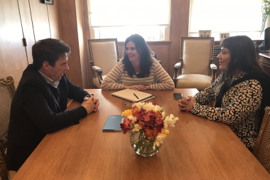 Stefani se reunió con Stanley para avanzar en la entrega de subsidio a Renacer