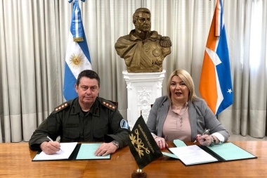 Gobierno otorgó un predio a Gendarmería tras incendio en el Destacamento Lago Escondido