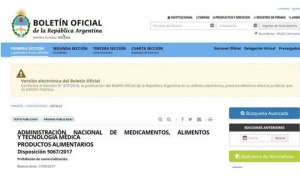 La ANMAT prohibió un suplemento dietario y una bebida