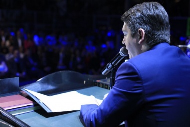 Los ejes principales del discurso de Martín Perez tras asumir la intendencia de Río Grande
