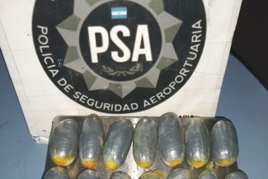 Detuvieron a un hombre que intentó traficar casi de 2 kilos de cocaína a Tierra del Fuego