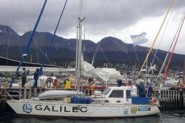 El velero 'Galileo' iniciará nueva aventura hasta Isla de los Estados para inaugurar una biblioteca