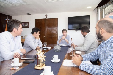 “Siempre es positivo trabajar en conjunto": Melella recibió a Vuoto, Perez y Harrington