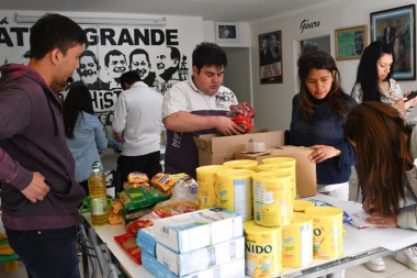 Últimos días de la campaña solidaria "Todos por el Chaco" en Río Grande