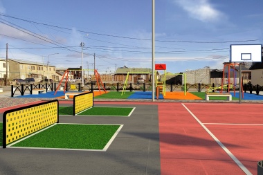 Melella firmó el llamado a licitación para la construcción de nueva plaza en el barrio Intevu