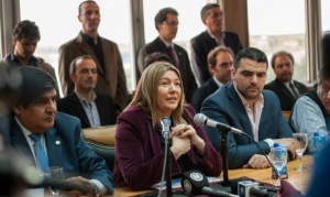 Muestras de solidaridad con la gobernadora Bertone ante el fallecimiento de su padre