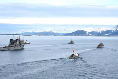 Concluyó en Ushuaia el ejercicio 'Viekaren XIX' entre las armadas argentina y chilena