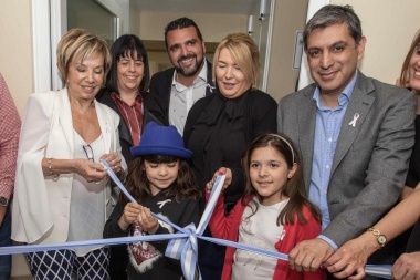 Bertone y Vuoto se sumaron a la inauguración de la obra de ampliación de LUCCAU