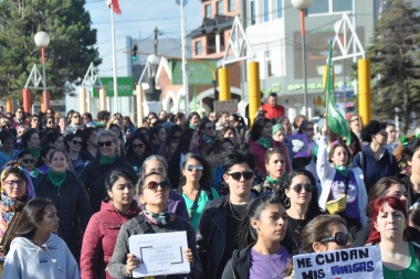 #8M en Río Grande: "Desde Tierra del Fuego gritamos por las que no tienen voz"
