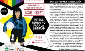 Ushuaia: Un partido de futbol para pedir la liberación de Higui