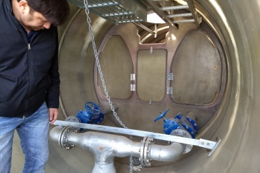 El Municipio recibió una nueva planta elevadora pluvial que será instalada en la Margen Sur