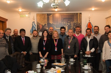 Arcando recibió a productores de cine interesados en Tierra del Fuego