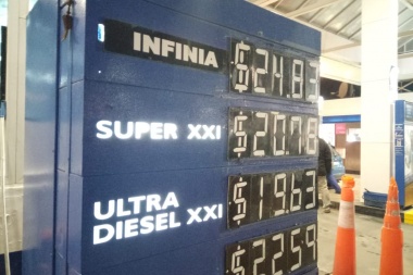Aumentó el precio del combustible y el litro de Súper ya supera los 20 pesos en Tierra del Fuego