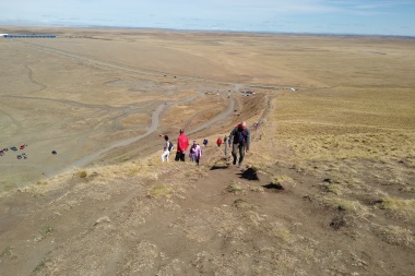 "Sentite un turista en Grande": se realizó un nuevo trekking al Cabo Domingo