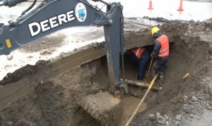 Corte de agua por perdida en la red distribuidora