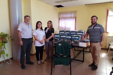 Concretaron nueva entrega de indumentaria y mobiliario al Hospital de Río Grande