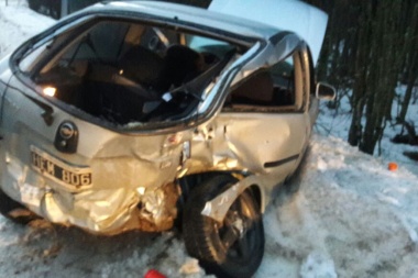 Choque frontal y muerte en la Ruta 3: falleció un hombre de 44 años