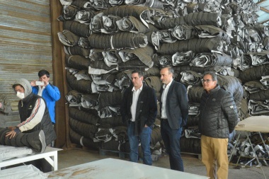 Primera exportación de turba industrializada: "Es una gran noticia para todos", dijo Caballero