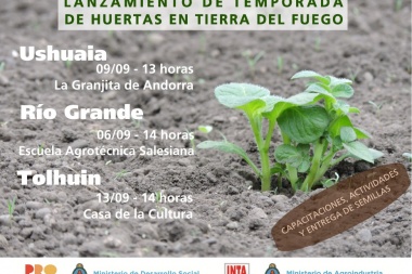 Con la distribución de semillas comienza la temporada de huertas