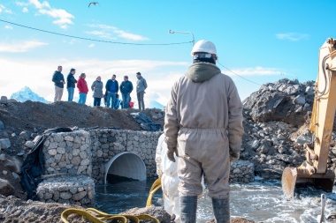 El intendente Vuoto recorrió distintas obras que se ejecutan en Ushuaia