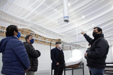 Veteranos de guerra recorrieron el polo sanitario de Ushuaia