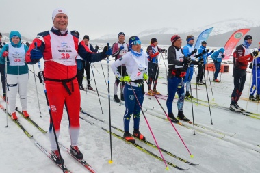 Más de 250 atletas de 14 países participaron de la Marchablanca y el Ushuaia Loppet