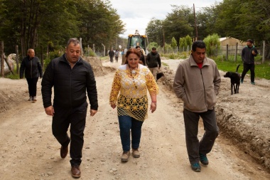 Funcionarios provinciales recorrieron Andorra para encarar un plan de obras en el sector