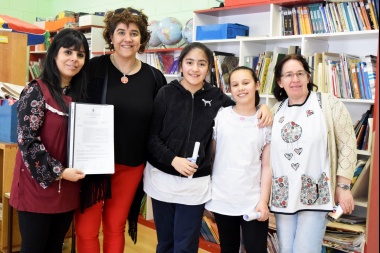 Feria Provincial de Ciencias: concejales distinguieron a estudiantes de la Escuela N° 32