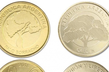 Conocé las nuevas monedas de 2 y 10 pesos