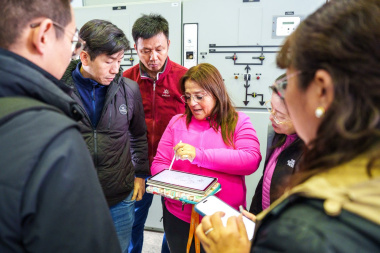 Castillo destacó avances del proyecto para construir una nueva usina eléctrica para Ushuaia