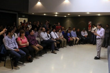 El intendente Melella presentó el nuevo servicio de transporte público para Río Grande