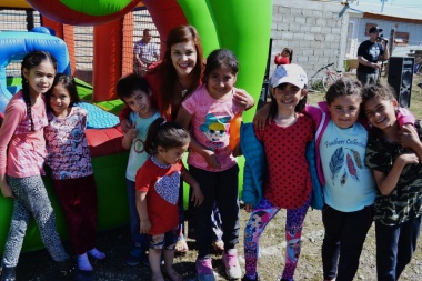 Gobierno realizó una nueva jornada solidaria y recreativa en barrios de Margen Sur