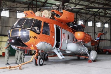 Llegaron a Ushuaia los helicópteros que participarán de la campaña antártica