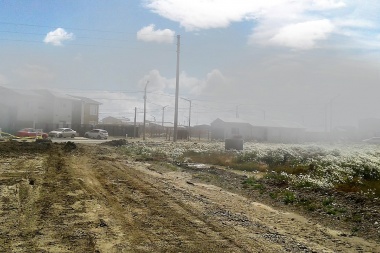 Tormentas de polvo: recomiendan transitar con “precaución” por la zona de la ruta 5