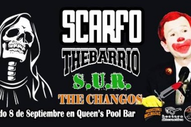 Scarfo y The Barrio proponen una noche de punk rock en Río Grande