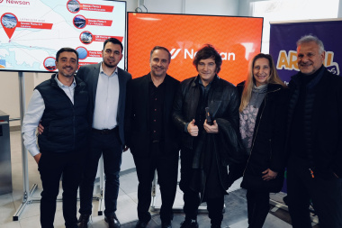 “Es un orgullo haber recibido al Presidente y a Karina Milei”, dijo el presidente y CEO de Newsan