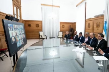 Melella no participó de la reunión con 20 gobernadores convocada vía Zoom por Nación