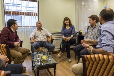 Melella se reunió con legisladores del MPF para analizar temas de la realidad provincial