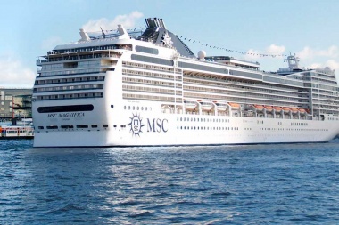 Ushuaia se prepara para recibir al 'Magnifica', el crucero que recorrerá el mundo en 116 días