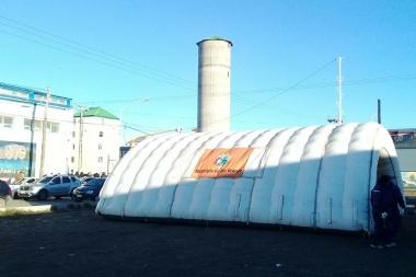 El Observatorio Malvinas instaló una carpa informativa itinerante en Río Grande